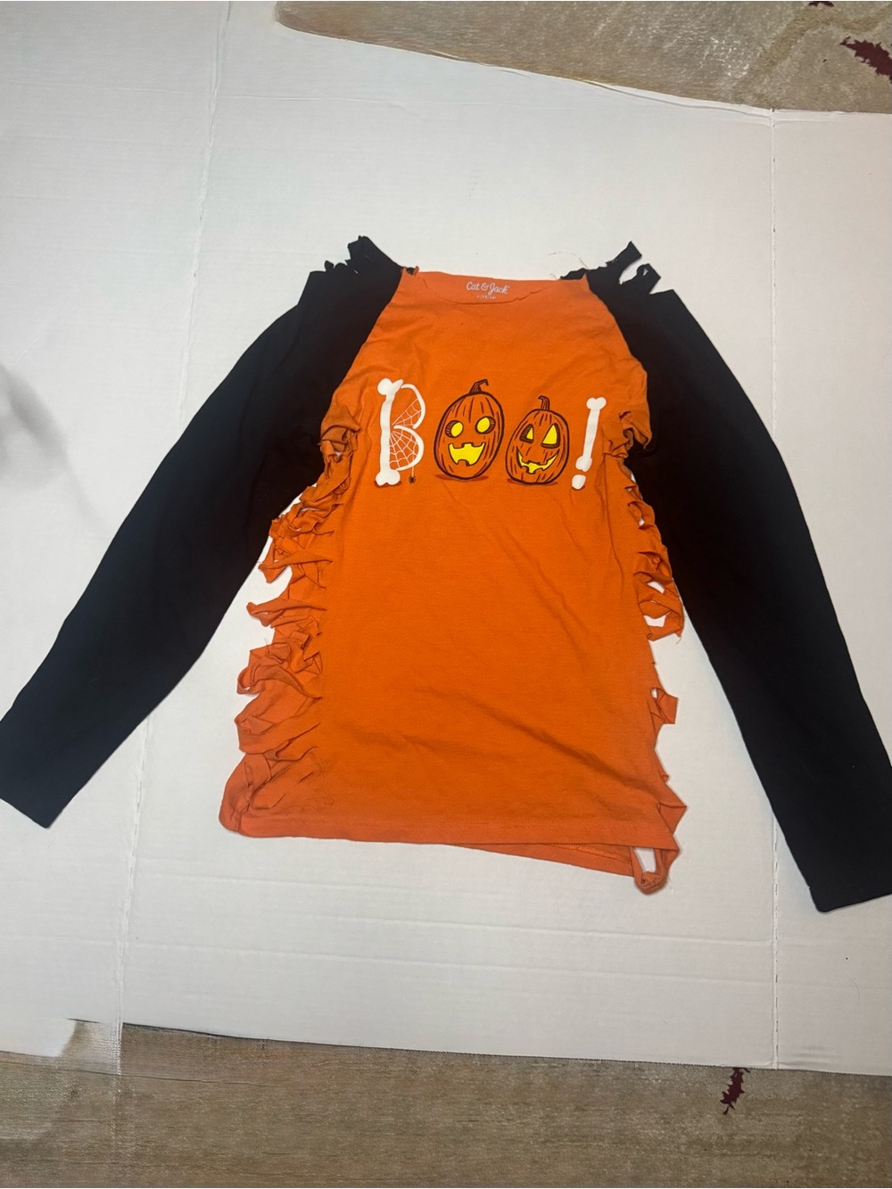 Cat & Jack Orange Crew Neck Tee
